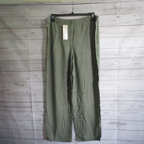 NWT - JONES New York green casual pants w/stretch waist - sz 16 - MSRP $79.00 - Picture 1 of 3